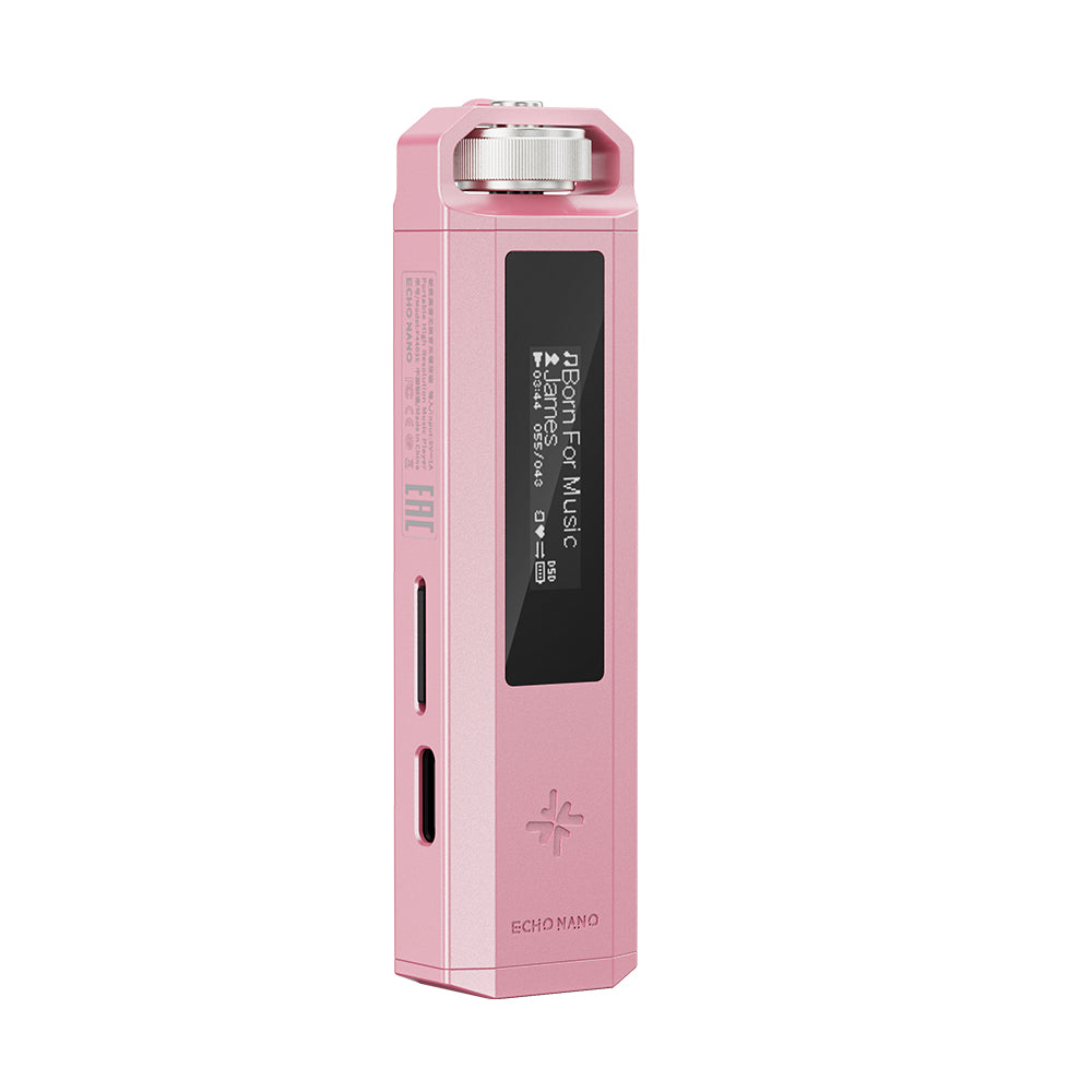 FiiO SnowSky ECHO NANO Portable Hi-Res Music Player - Pink