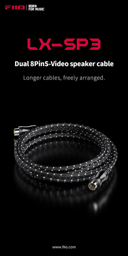 Dual 8pins-Video speaker cable LX-SP3