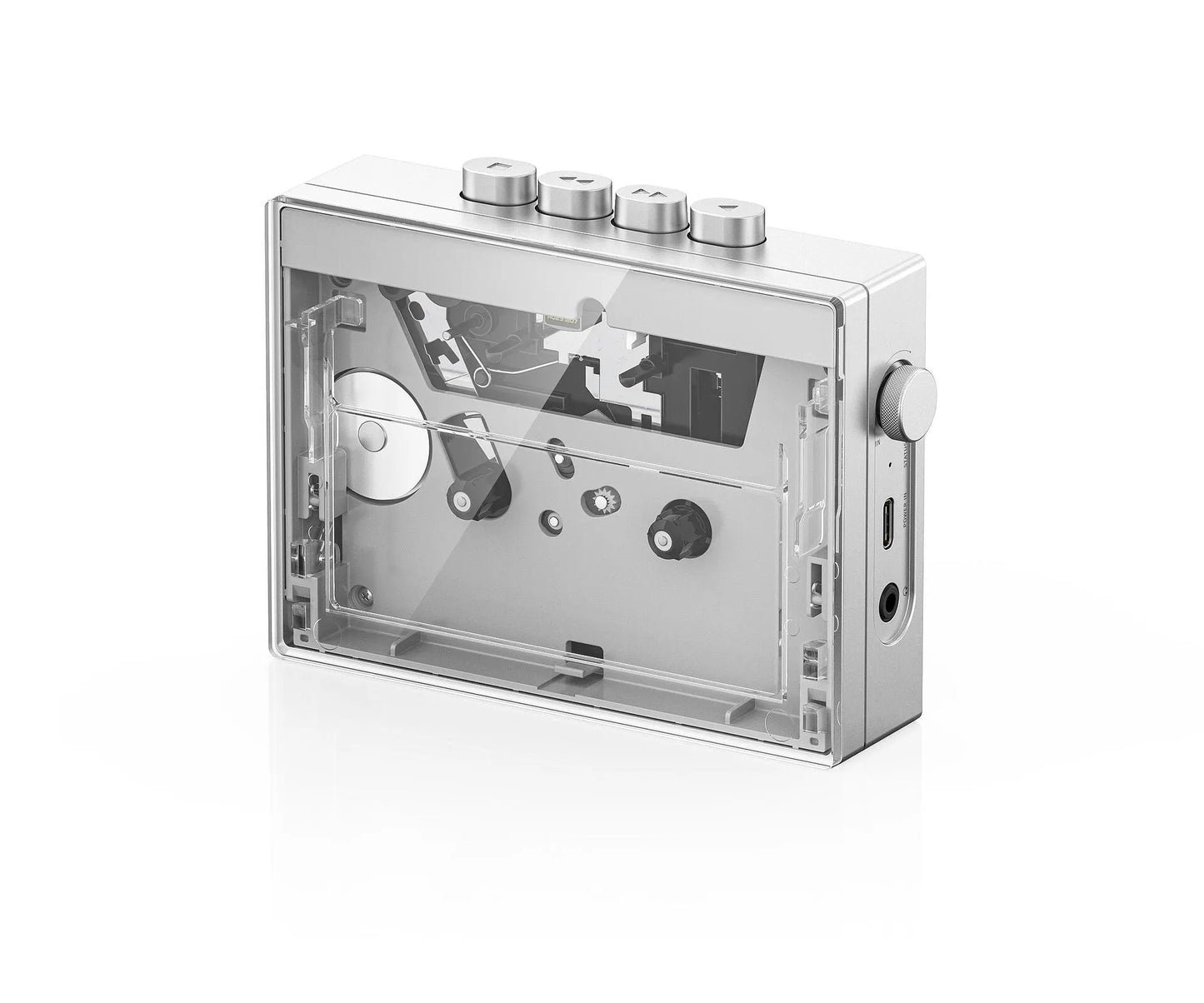 FiiO CP13 Transparent – Portable Stereo Cassette Player with USB DAC, JRC5532 Op-Amp, 13H Battery, Aluminum Body