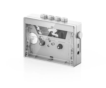 FiiO CP13 Transparent – Portable Stereo Cassette Player with USB DAC, JRC5532 Op-Amp, 13H Battery, Aluminum Body
