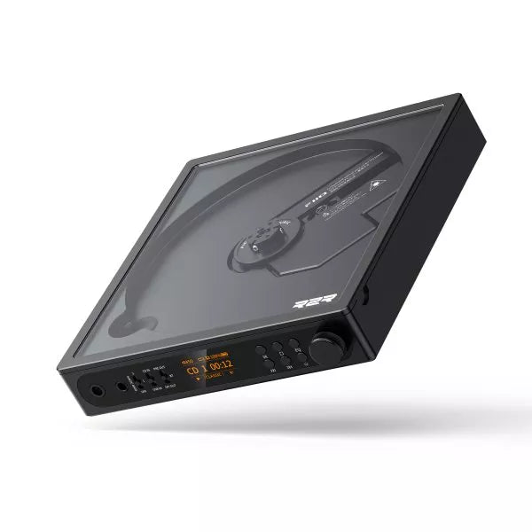 FiiO DM15 R2R Portable CD Player with 24-Bit Fully Differential R2R DAC, USB DAC, Bluetooth 5.4 & USB CD Ripping, Black AVAILABLE