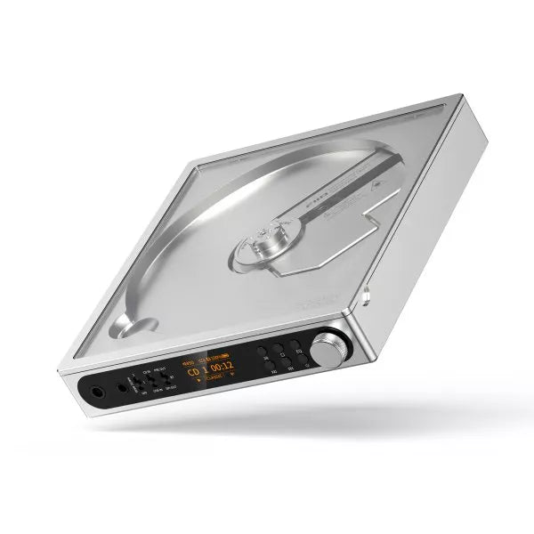 FiiO DM15 R2R Portable CD Player with 24-Bit Fully Differential R2R DAC, USB DAC, Bluetooth 5.4 & USB CD Ripping, Silver