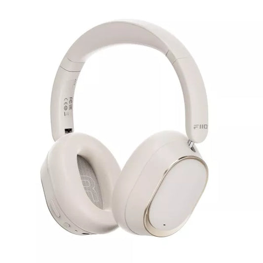 FiiO EH13 White – Bluetooth Noise Cancelling Over-Ear Headphones, 40mm Sapphire Diaphragm, LDAC Hi-Res, -42dB ANC, 75H Battery