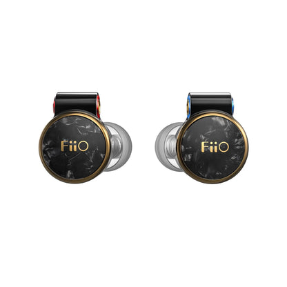 FiiO FD3 Pro – 12mm DLC Dynamic Driver In-Ear Monitor with Silver-Plated Cable & Interchangeable Plugs | Black