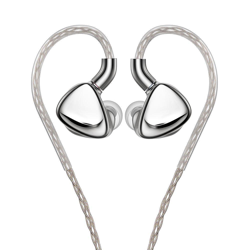 FiiO FX17 Silver – Flagship Hybrid IEMs with 1DD + 4BA + 8EST Drivers