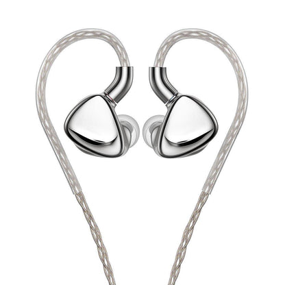 FiiO FX17 Silver – Flagship Hybrid IEMs with 1DD + 4BA + 8EST Drivers