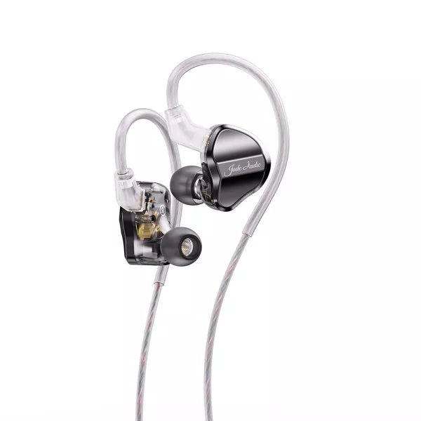 FiiO Jade Audio JD1 TC – Single Dynamic In-Ear Monitors, 10mm LCP Driver, Type-C, Built-in DSP, Hi-Res 96kHz/24bit, Black