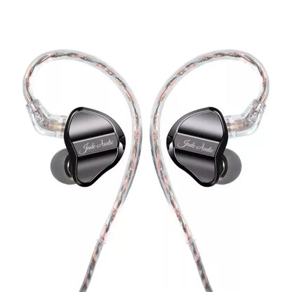 FiiO Jade Audio JD1 TC – Single Dynamic In-Ear Monitors, 10mm LCP Driver, Type-C, Built-in DSP, Hi-Res 96kHz/24bit, Black