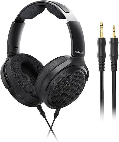 FiiO JT7 Open-Back Planar Magnetic Over-Ear Headphones – 95×86mm Driver, Hi-Res Certified, 318g Lightweight Design