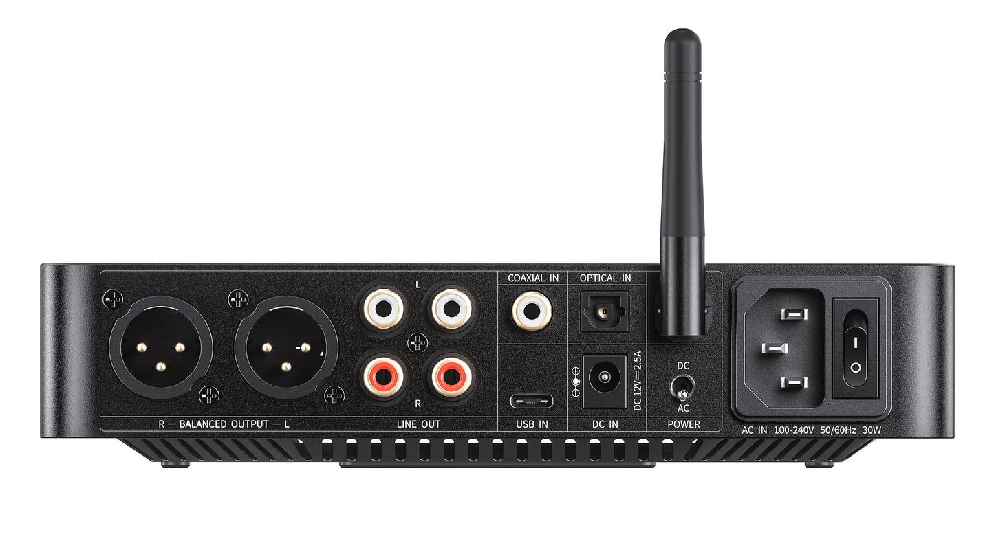 FiiO K13 R2R Desktop DAC & Headphone Amplifier | High-Resolution Bluetooth 5.4, LDAC, Dual Type-C, 2400mW Balanced Output, Black. AVAILABLE
