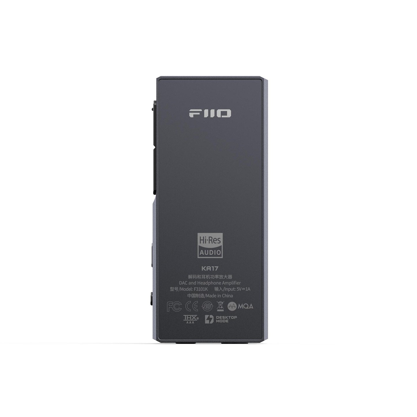 FiiO KA17 Portable DAC & Headphone Amplifier USB Dongle - Black