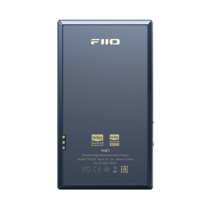 FiiO M21 High-Resolution Portable Lossless Music Player | Hi-Fi Audio Player, BLUE AVAILABLE