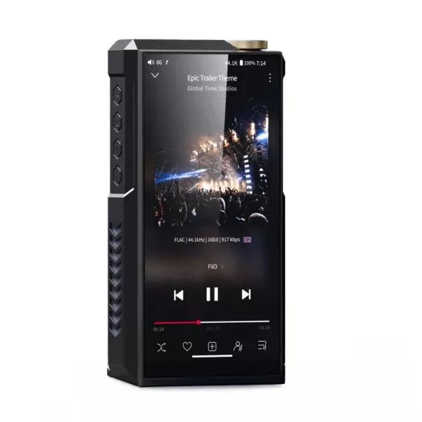 FiiO M27 Reference-Class Hi-Res Smart HiFi Player – Dual ESS ES9039SPRO, 5,000 mW Balanced Output, aptX Lossless Titanium.AVAILABLE