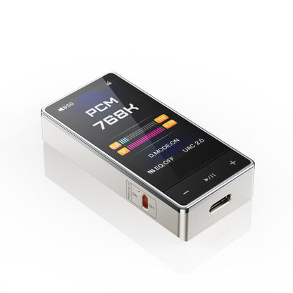 FiiO QX13 Portable DAC/AMP Combo – Dual ES9027SPRO, XMOS XU316, 768kHz/32bit, MQA, DSD512, 3.5mm + 4.4mm Output