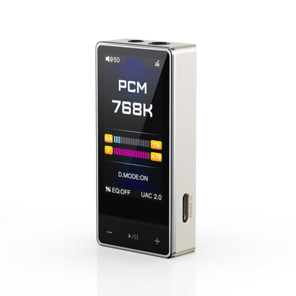 FiiO QX13 Portable DAC/AMP Combo – Dual ES9027SPRO, XMOS XU316, 768kHz/32bit, MQA, DSD512, 3.5mm + 4.4mm Output