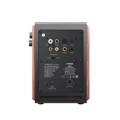 Fiio SA1 High-Fidelity Desktop Active Speaker | Bluetooth 5.4 LDAC | Phono Preamp | 31-Band PEQ EU Version