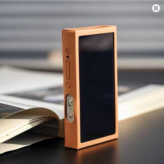 FiiO SK-M21 Leatherette Case – Brown PU Leather Protective Cover for M21