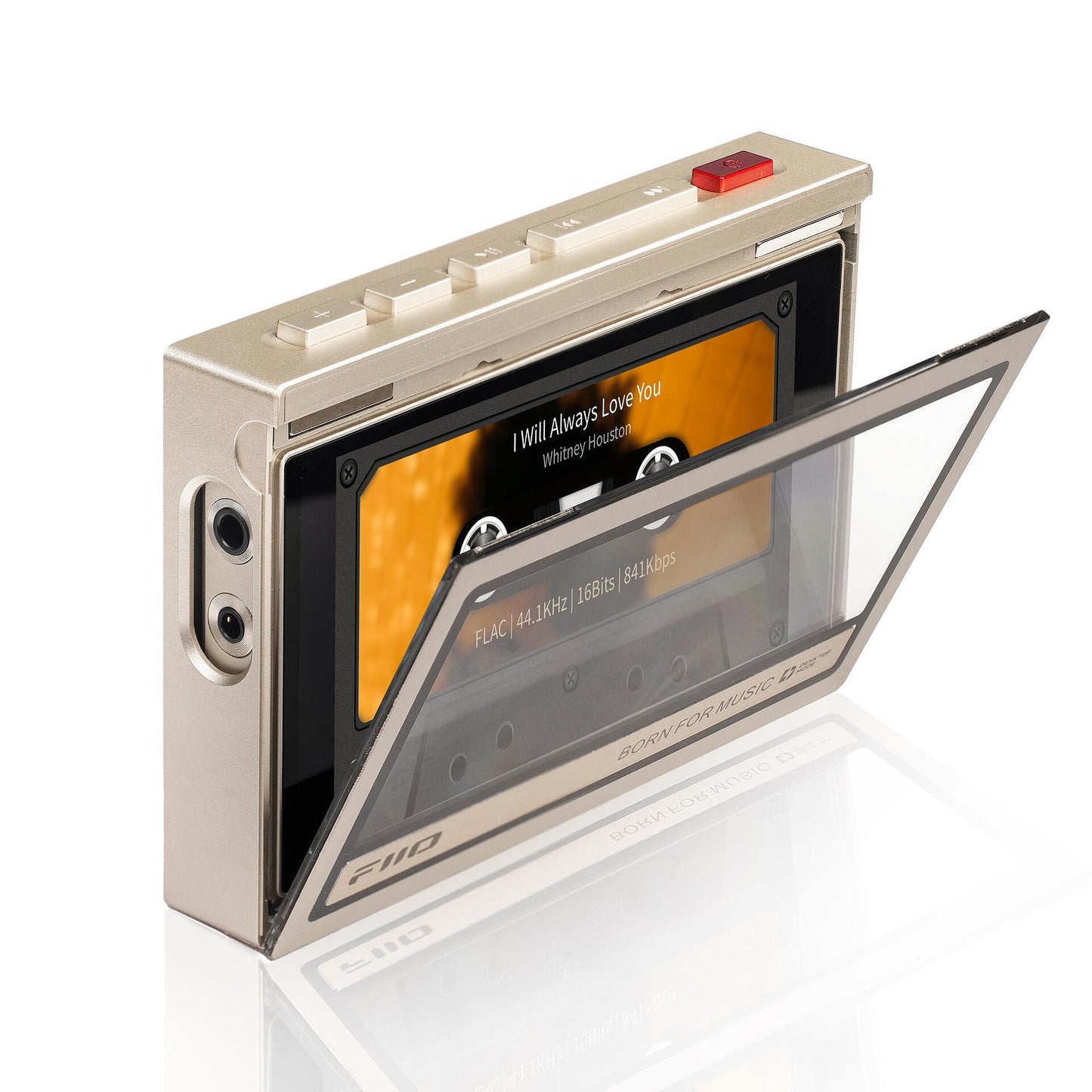 FiiO SK-M21C Protective Case | Retro Magnetic Tape Style Case for M21 Music Player