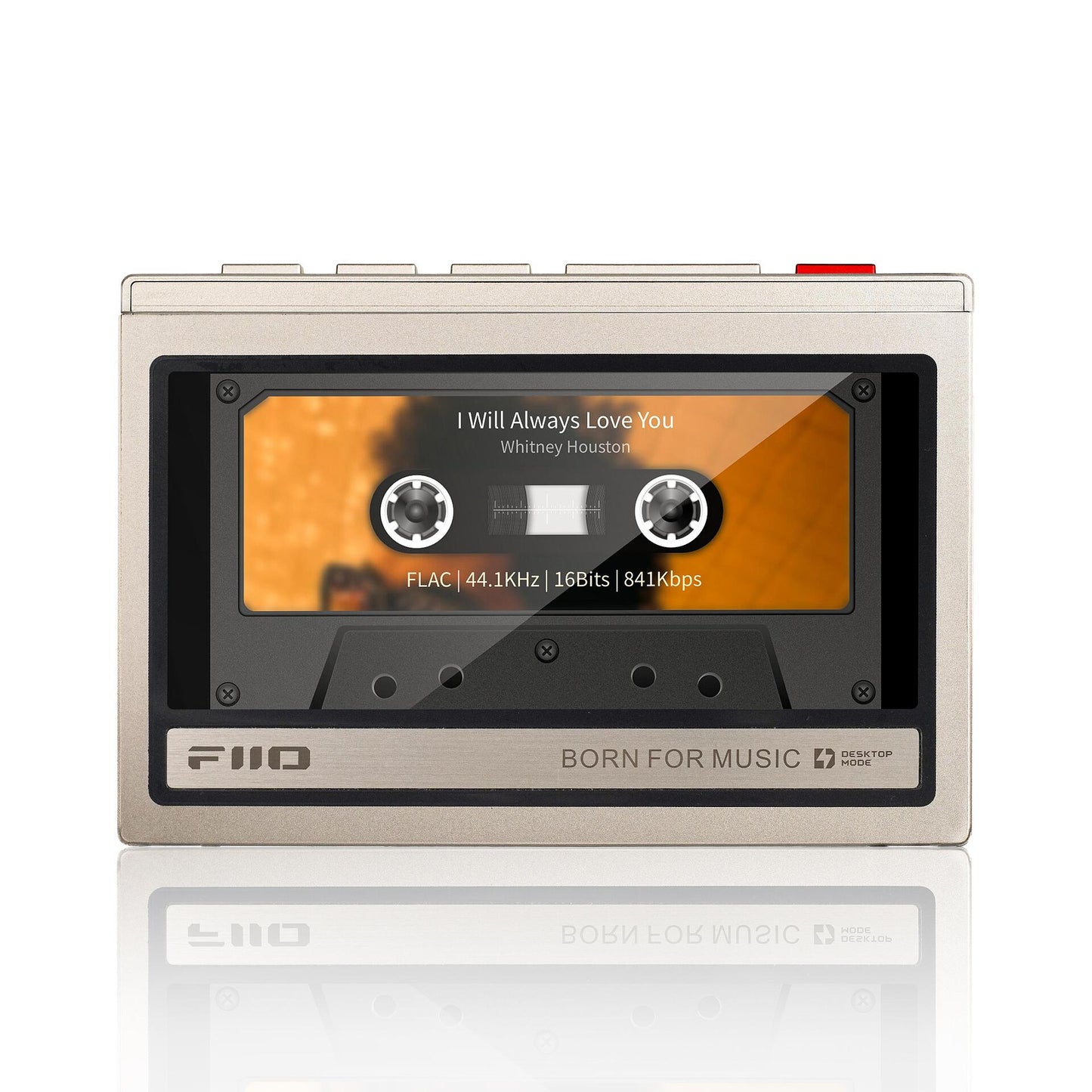 FiiO SK-M21C Protective Case | Retro Magnetic Tape Style Case for M21 Music Player