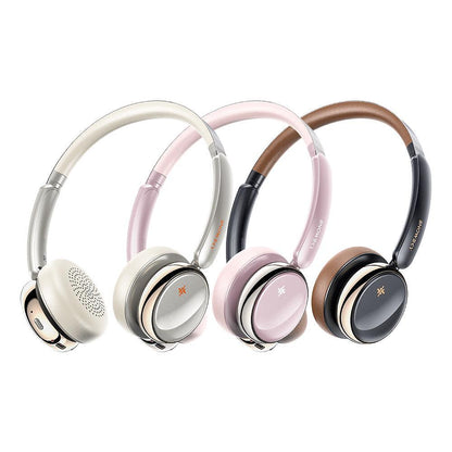 Fiio Snowsky Anytime On-Ear Bluetooth Noise Canceling Headphones – Retro Style, ANC, 58h Battery Life