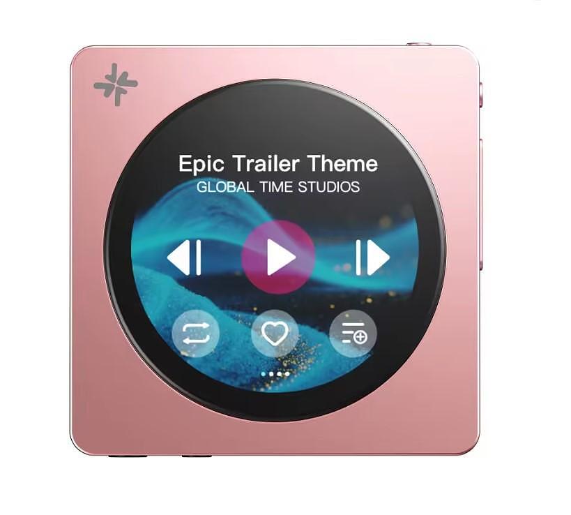 FiiO Snowsky DISC Portable Hi-Res Music Player with Bluetooth 5.4 LDAC, Wi-Fi, USB DAC & Coaxial Output, Pink