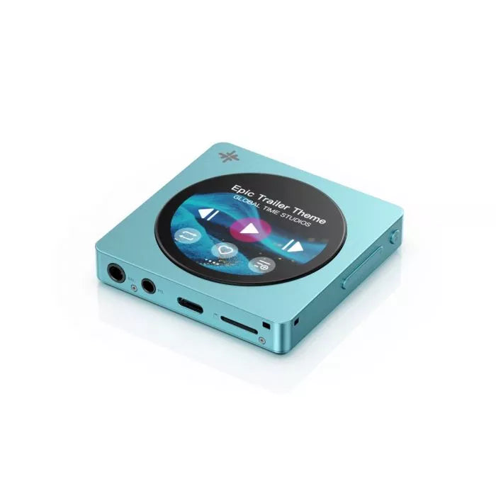 FiiO Snowsky DISC Portable Hi-Res Music Player with Bluetooth 5.4 LDAC, Wi-Fi, USB DAC & Coaxial Output, Blue