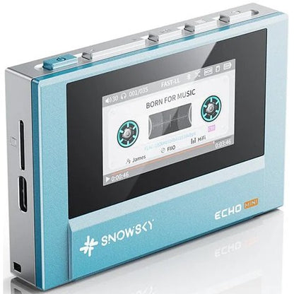 FiiO SNOWSKY ECHO SKY BLUE – Portable Hi-Res Lossless Music Player, Dual CS43198 DACs, 3.5mm & 4.4mm Balanced Output, Bluetooth 5.3, DSD256-Copy