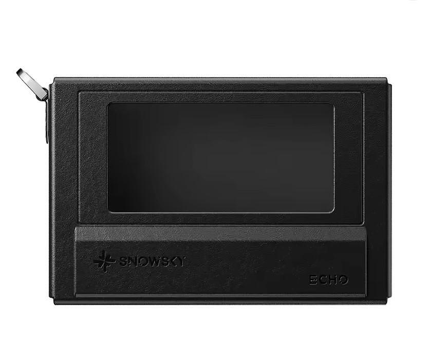 FiiO SNOWSKY NEST-ECHO – Official Leather Protective Case for ECHO, PU Leather, Magnetic Closure, Black
