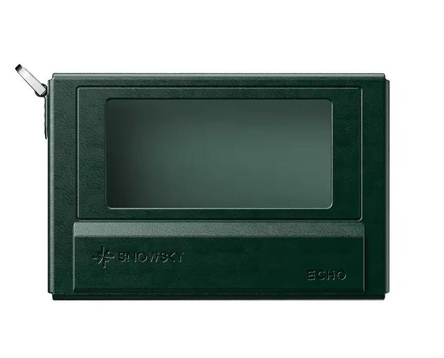 FiiO SNOWSKY NEST-ECHO – Official Leather Protective Case for ECHO, PU Leather, Magnetic Closure, Retro green