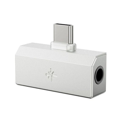 FiiO SNOWSKY TINY A SILVER – Portable USB DAC & Headphone Amplifier, 10-Band PEQ, PCM 384kHz/DSD256, 3.5mm + Type-C Charging