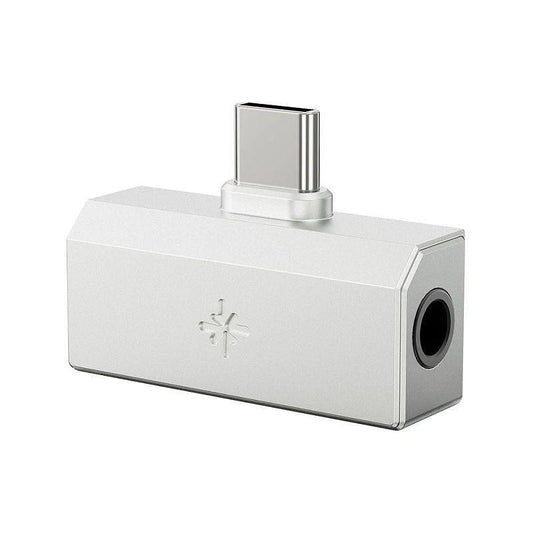 FiiO SNOWSKY TINY B SILVER – Portable USB DAC & Headphone Amplifier, 3.5mm + 4.4mm Dual Output, 10-Band PEQ, PCM 384kHz, DSD256
