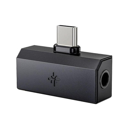 FiiO SNOWSKY TINY B BLACK – Portable USB DAC & Headphone Amplifier, 3.5mm + 4.4mm Dual Output, 10-Band PEQ, PCM 384kHz, DSD256