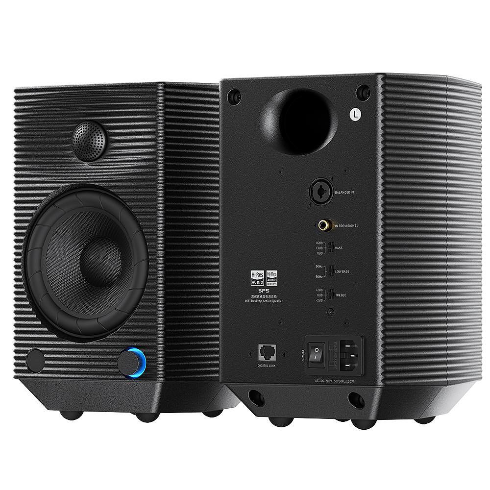 FiiO SP5 High-Fidelity Active Desktop Speakers Black