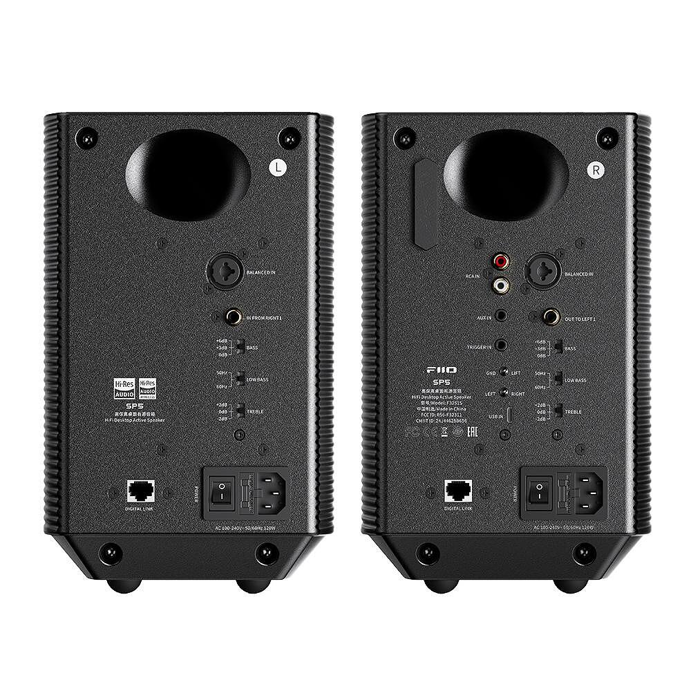 FiiO SP5 High-Fidelity Active Desktop Speakers Black