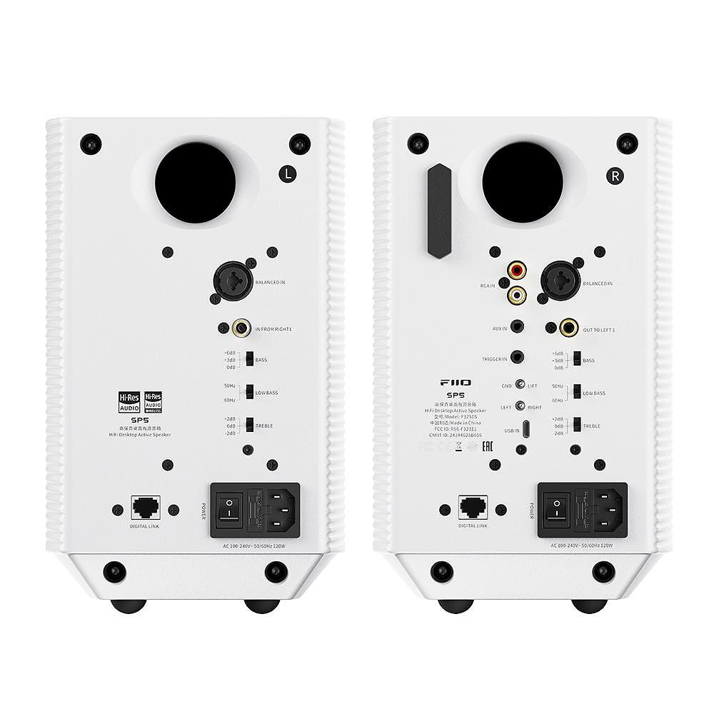 FiiO SP5 High-Fidelity Active Desktop Speakers White