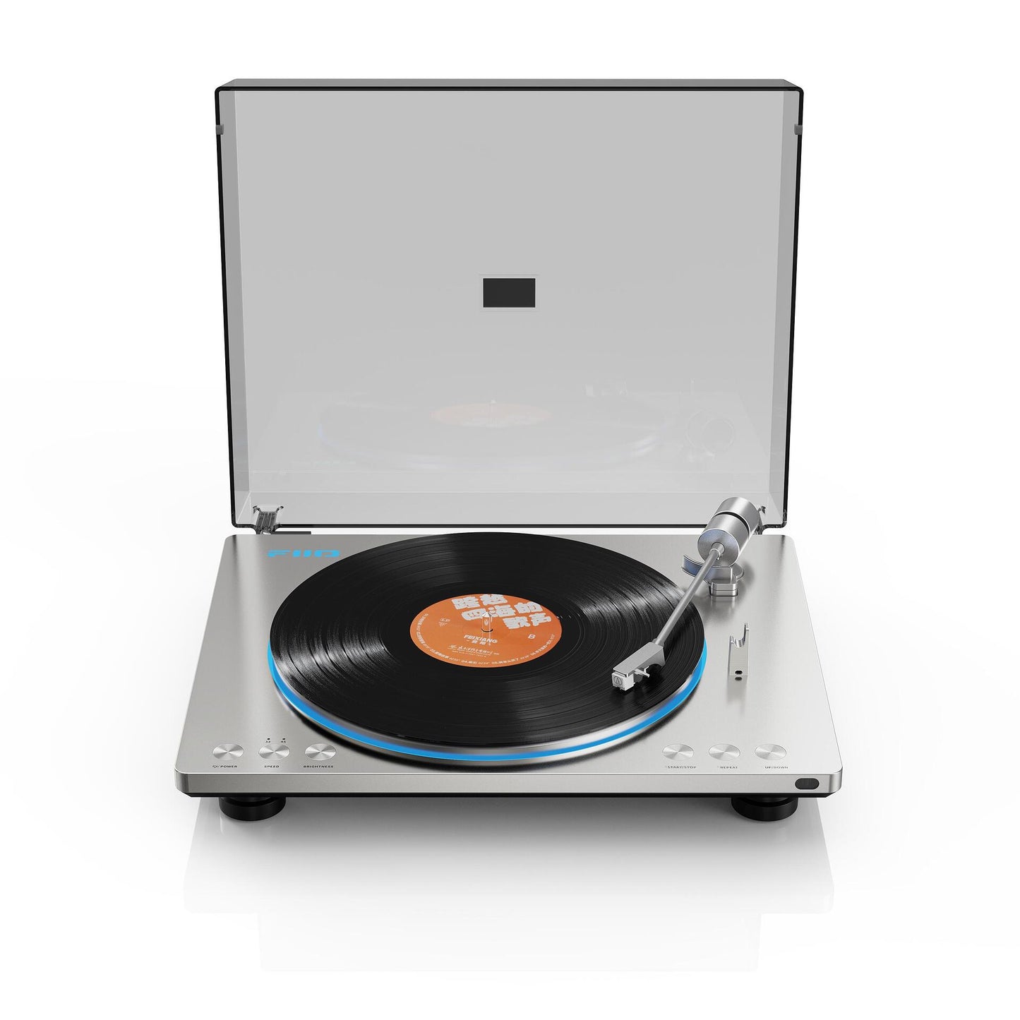 FiiO TT13 Hi-Fi Bluetooth Turntable | Fully Automatic | AT Cartridge | RCA Out | Silver