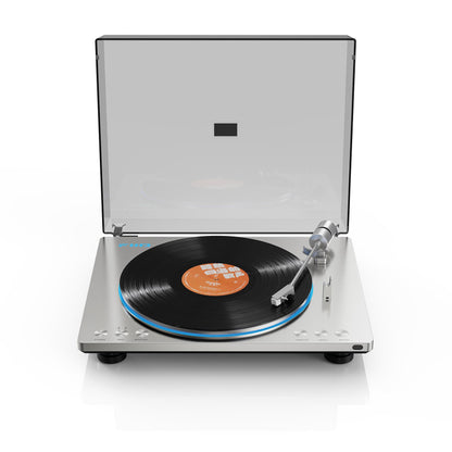 FiiO TT13 Hi-Fi Bluetooth Turntable | Fully Automatic | AT Cartridge | RCA Out | Silver