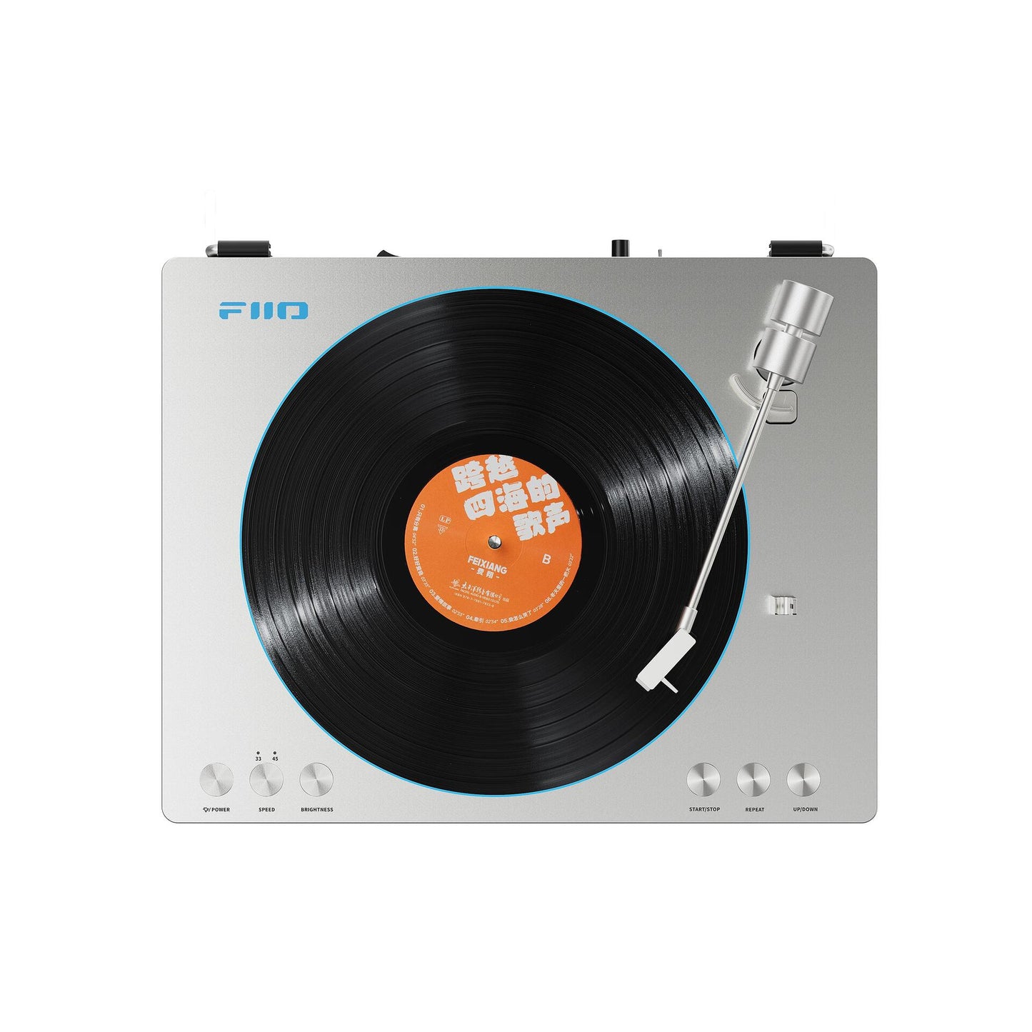 FiiO TT13 Hi-Fi Bluetooth Turntable | Fully Automatic | AT Cartridge | RCA Out | Silver