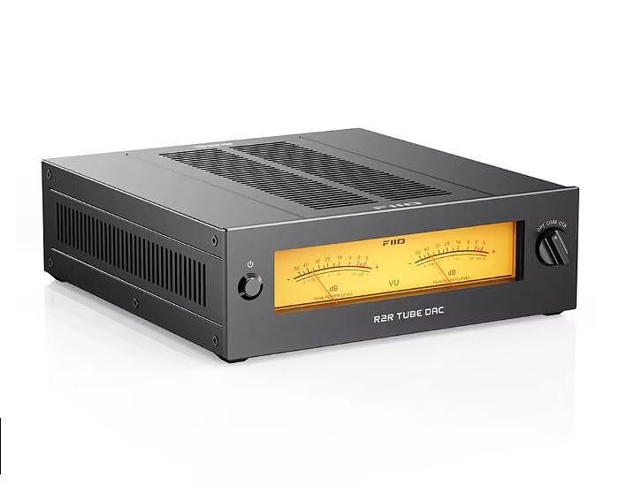 FiiO WARMER R2R Tube DAC/Amp – Fully Balanced 24-Bit R2R, JJ E88CC Tube Buffer, USB/Optical/Coaxial In, RCA & XLR Out, Black. Available